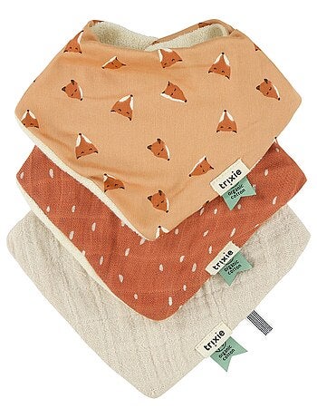 Trixie - Lot de 3 bavoirs bandanas
