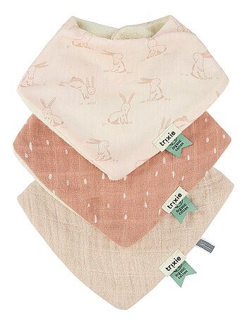 Trixie - Lot de 3 bavoirs bandanas