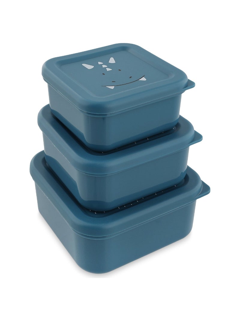Trixie - Lot de 3 boîtes à goûter Bleu - Kiabi