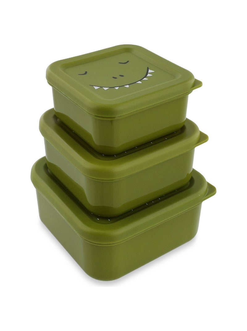 Trixie - Lot de 3 boîtes à goûter Vert - Kiabi