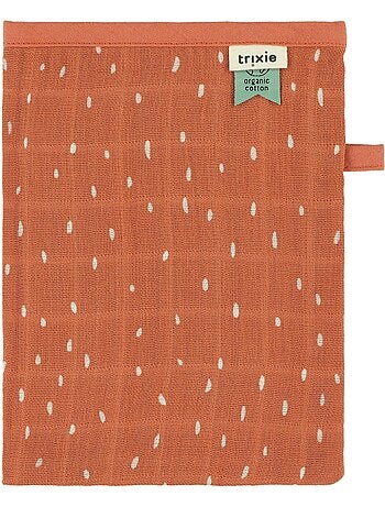Trixie - lot de 3 gants de toilette en mousseline