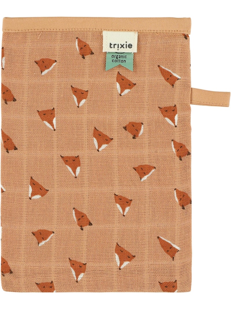 Trixie - lot de 3 gants de toilette en mousseline Orange - Kiabi