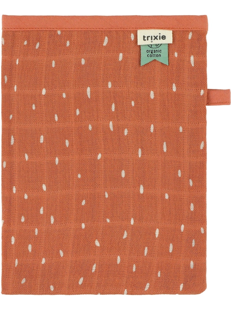 Trixie - lot de 3 gants de toilette en mousseline Orange - Kiabi