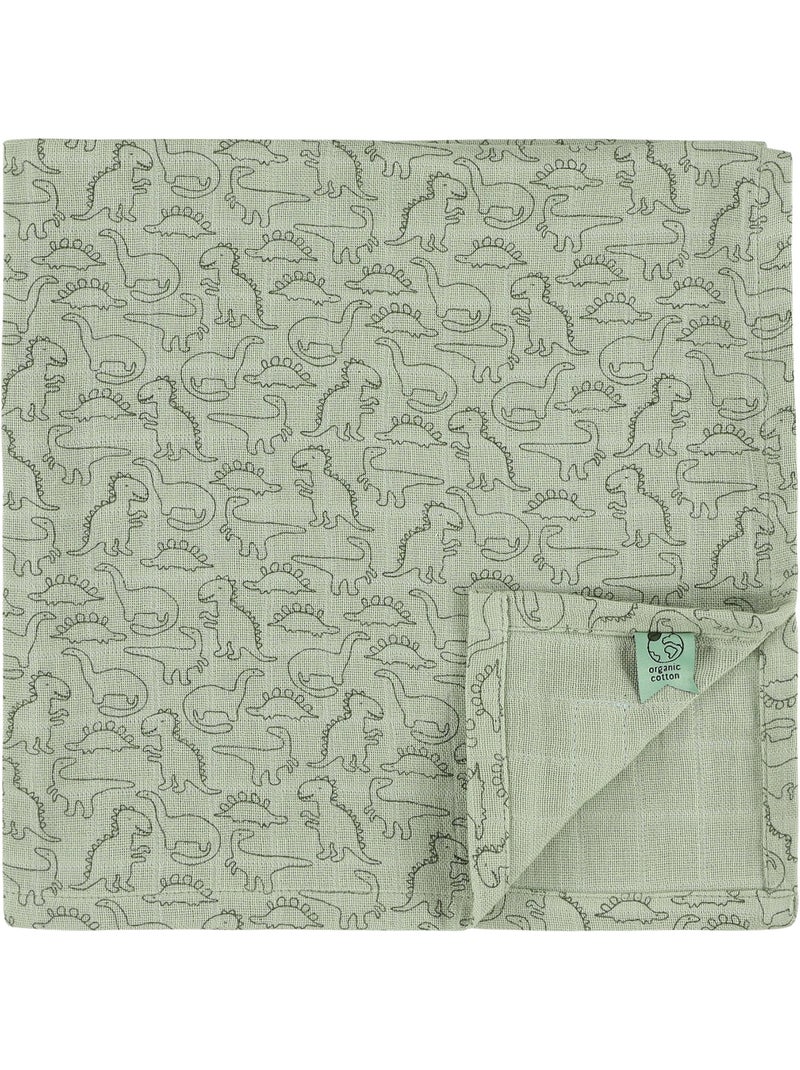 Trixie - Lot de 3 langes en mousseline Vert - Kiabi