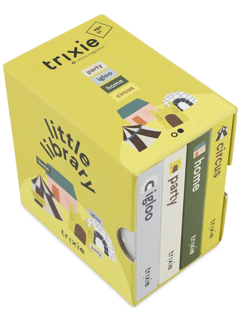 Trixie -  Lot de 4 livres Little Library Jaune - Kiabi