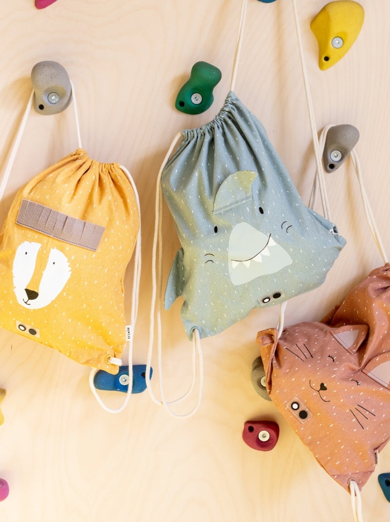 Trixie -  Sac ficelles MR. SHARK Gris - Kiabi
