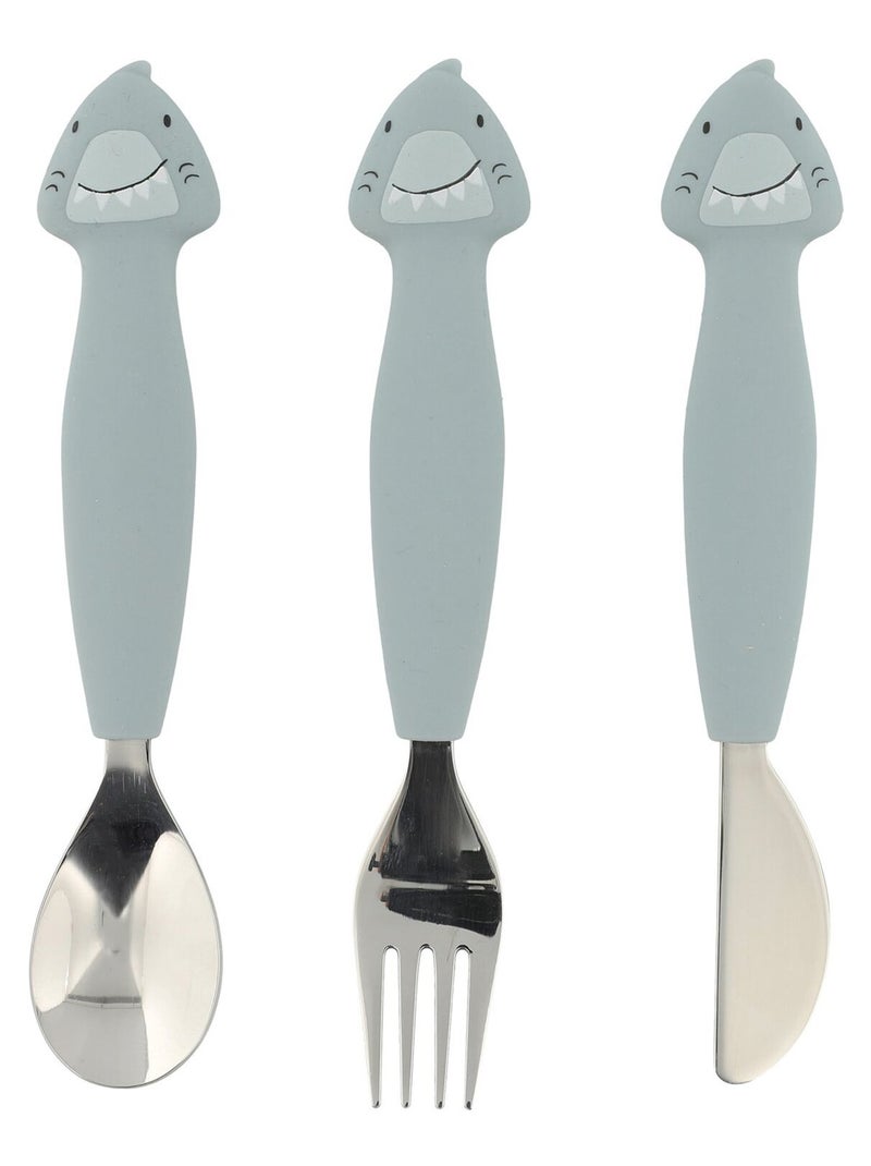 Trixie - Set de 3 couverts Gris - Kiabi