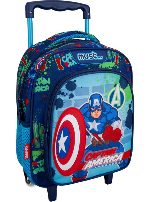 Trolley Avengers Captain America motif bouclier en polyester - Kiabi