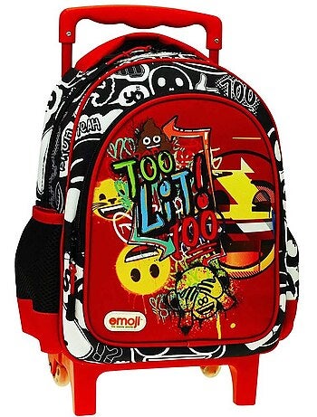 Trolley maternelle GIM Emoji imprimé Too Lit en polyester