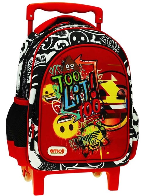 Trolley maternelle GIM Emoji imprimé Too Lit en polyester - Kiabi Trolley maternelle GIM Emoji imprimé Too Lit en polyester - Kiabi