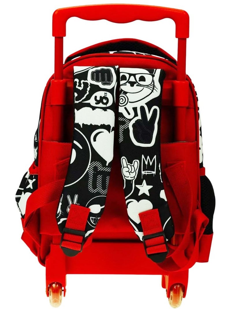 Trolley maternelle GIM Emoji imprimé Too Lit en polyester Multicolore - Kiabi
