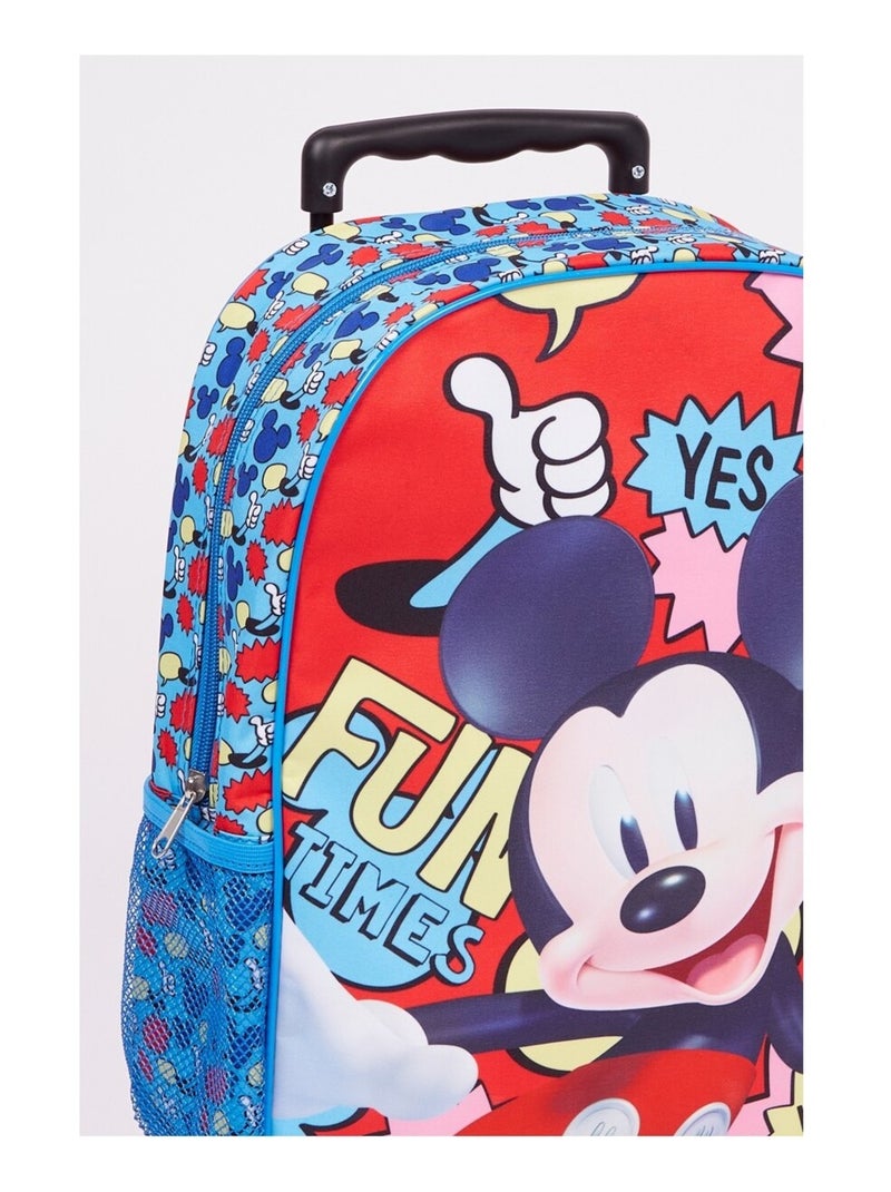 Trolley Mickey 40x30x13cm Rouge - Kiabi