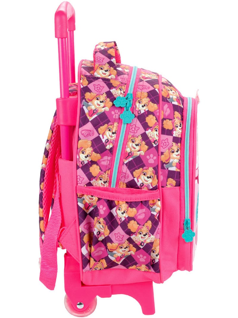 Trolley sac à dos 30 cm Pat Patrouille Skye en tissu renforcé GIM Rose - Kiabi