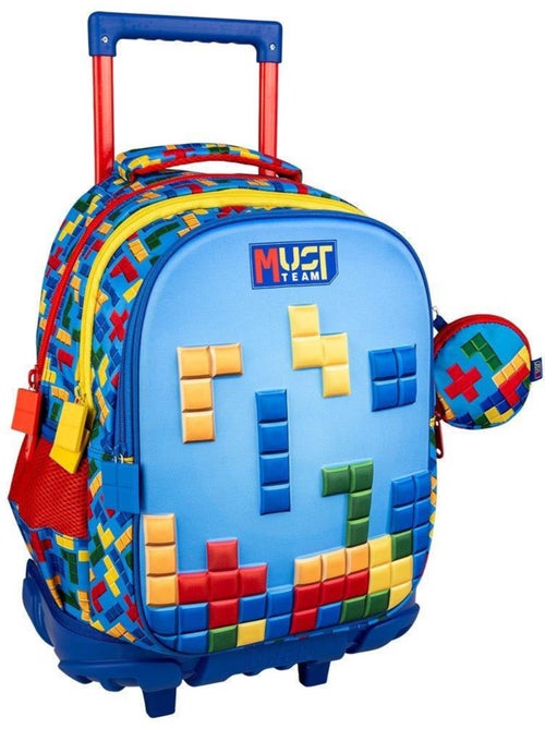 Trolley sac à dos à roulettes 'MUST TEAM' 3 compartiments 45 cm CMP - Kiabi Trolley sac à dos à roulettes 'MUST TEAM' 3 compartiments 45 cm CMP - Kiabi
