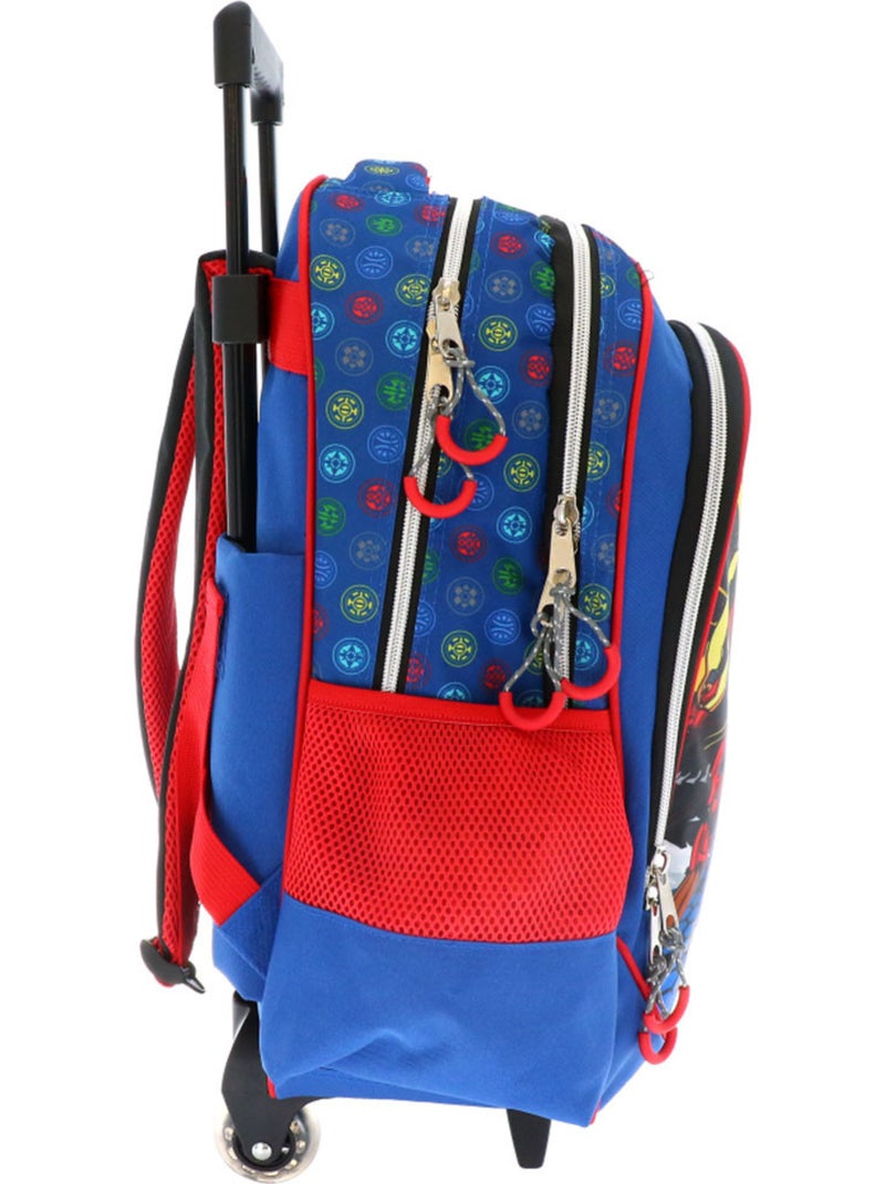 Trolley sac à dos Bakugan Dragonoid 45 CM Bleu Rouge Noir - Kiabi