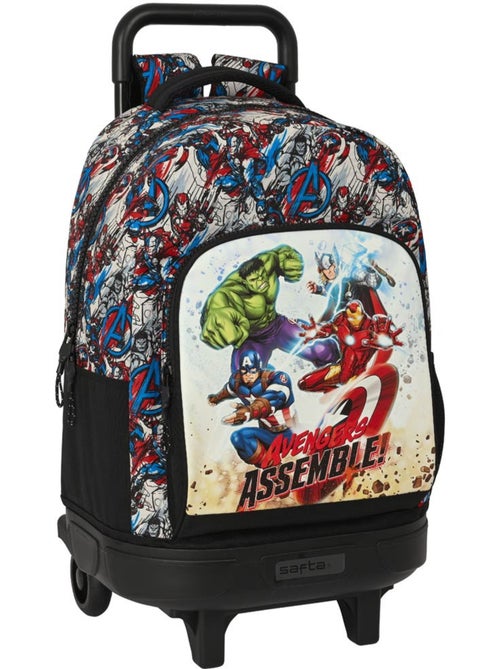 Trolley Scolaire Avengers Assemble avec sac amovible 45 CM - Kiabi