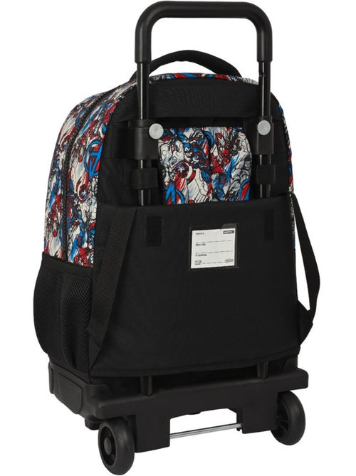 Trolley Scolaire Avengers Assemble avec sac amovible 45 CM - Kiabi