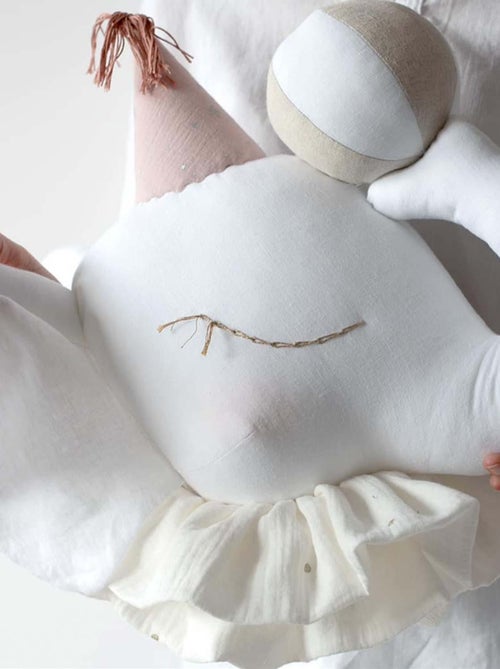 Trophée mural Éléphant en lin – décoration chambre bébé enfant SEVIRA KIDS - Kiabi