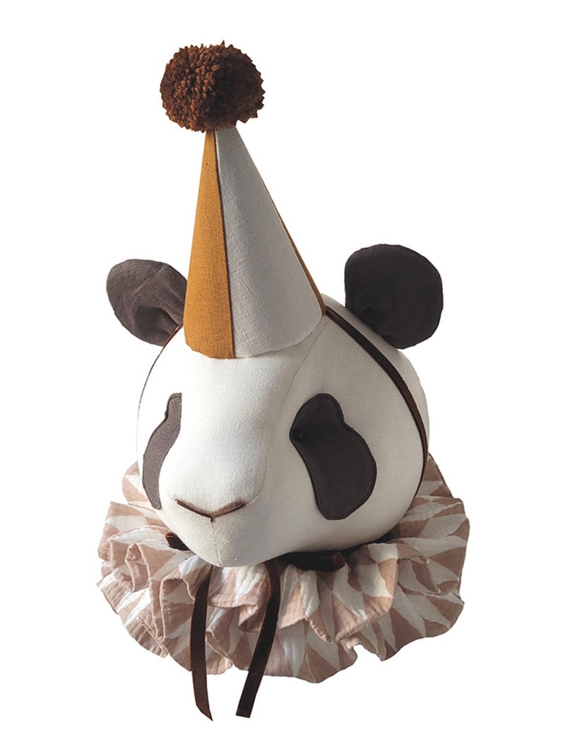 Trophée mural Panda en lin – décoration chambre bébé enfant SEVIRA KIDS Beige - Kiabi