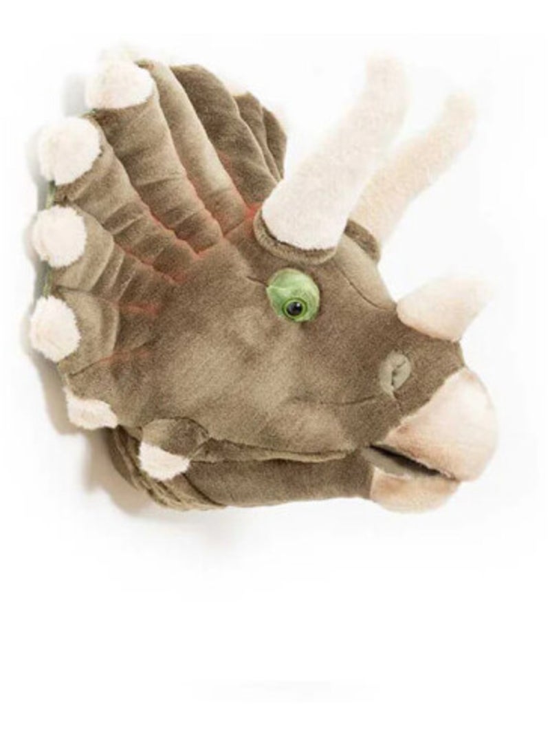 Trophée Peluche Adam Le Tricératops Marron - Kiabi