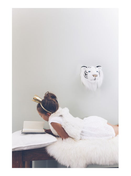 Trophée Peluche Albert Le Tigre Blanc - Kiabi