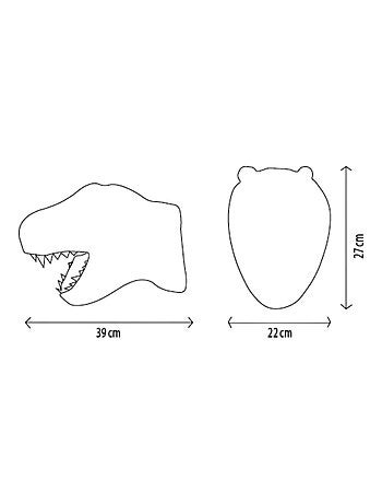 Trophée Peluche Hendrik Le T-Rex