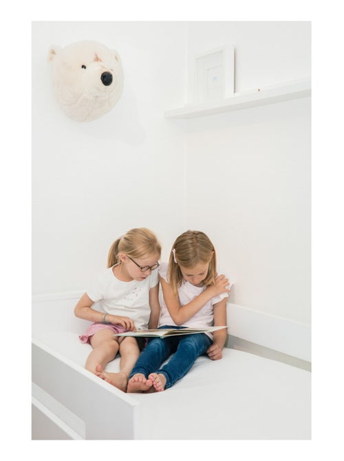 Trophée Peluche Oliver L'Ours Blanc Basile - Kiabi