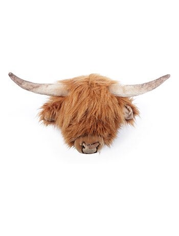 Trophée peluche vache des highlands ecossaise nicolas