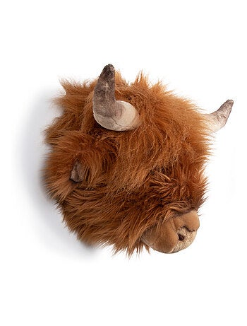 Trophée peluche vache des highlands ecossaise nicolas