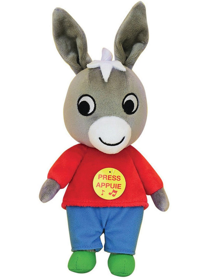Trotro peluche musicale +/- 28 cm Gris - Kiabi