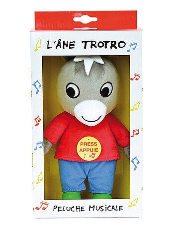 Trotro Peluche Musicale Hauteur 28 cm
