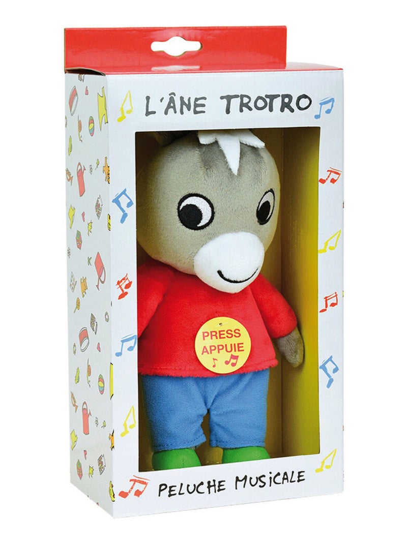 Trotro Peluche Musicale Hauteur 28 cm Multicolore - Kiabi
