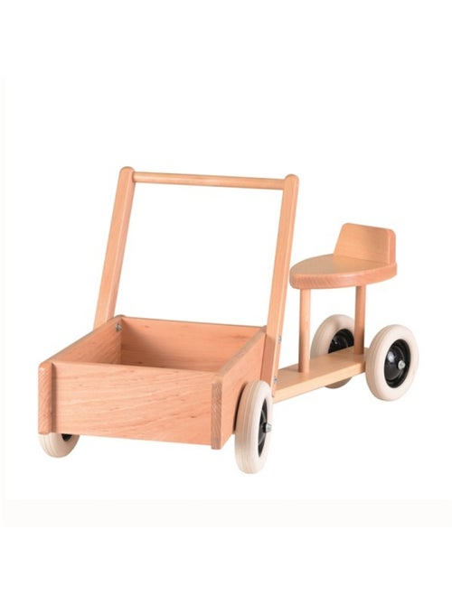 Trotteur avec bac en bois - Kiabi