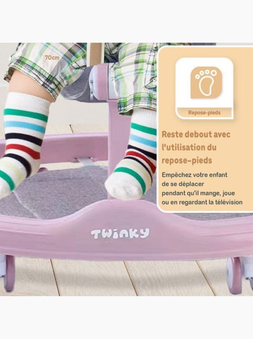 Trotteur bébé - babywalker 3-en-1 évolutif avec set de jeux - twinky - Kiabi Trotteur bébé - babywalker 3-en-1 évolutif avec set de jeux - twinky - Kiabi
