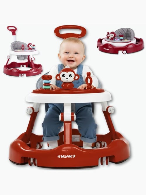 Trotteur bébé - babywalker 3-en-1 évolutif avec set de jeux - twinky - Kiabi Trotteur bébé - babywalker 3-en-1 évolutif avec set de jeux - twinky - Kiabi