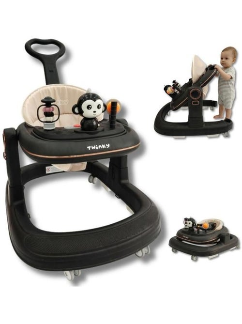 Trotteur bébé - babywalker go 3-en-1 pliable anti-basculement - twinky - Kiabi Trotteur bébé - babywalker go 3-en-1 pliable anti-basculement - twinky - Kiabi