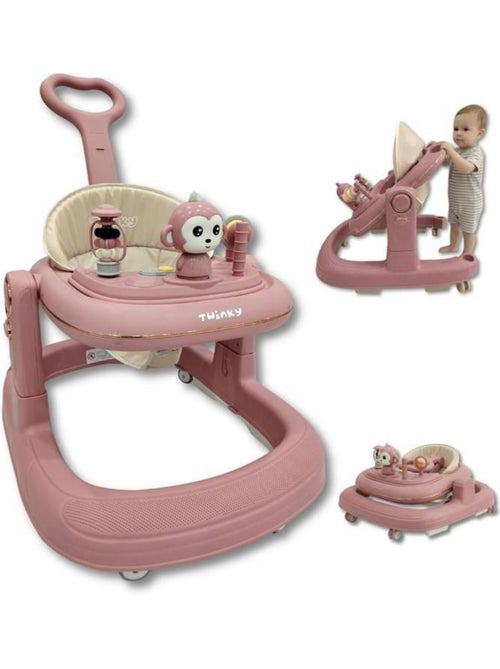 Trotteur bébé - babywalker go 3-en-1 pliable anti-basculement - twinky - Kiabi Trotteur bébé - babywalker go 3-en-1 pliable anti-basculement - twinky - Kiabi