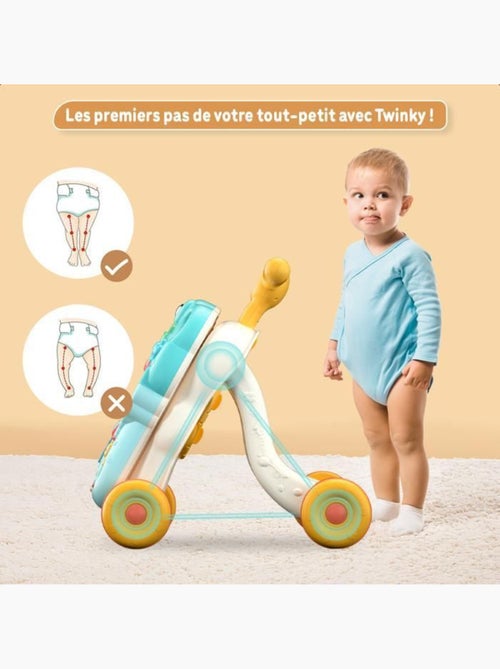 Trotteur bébé - babywalker move avec jeu et téléphone - twinky - Kiabi Trotteur bébé - babywalker move avec jeu et téléphone - twinky - Kiabi
