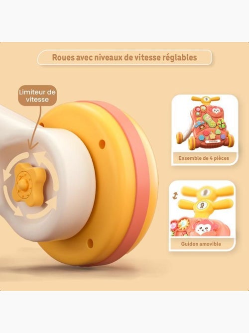 Trotteur bébé - babywalker move avec jeu et téléphone - twinky - Kiabi Trotteur bébé - babywalker move avec jeu et téléphone - twinky - Kiabi