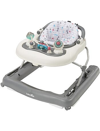 Trotteur bébé 2-en-1 évolutif musical - Réglable et compact, Zinc 'Babymoov'