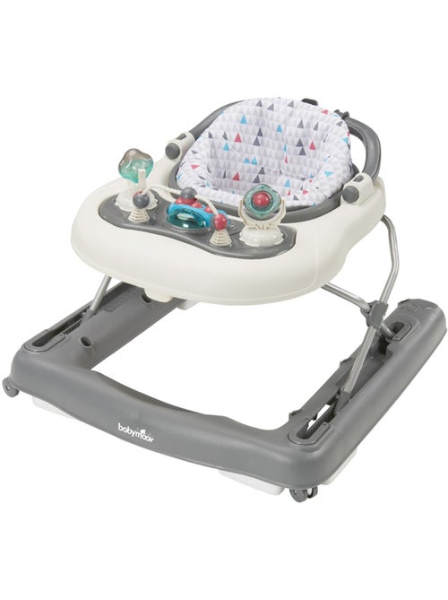 Trotteur bébé 2-en-1 évolutif musical - Réglable et compact, Zinc 'Babymoov' - Kiabi