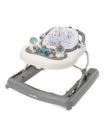 Trotteur bébé 2-en-1 évolutif musical - Réglable et compact, Zinc 'Babymoov'
