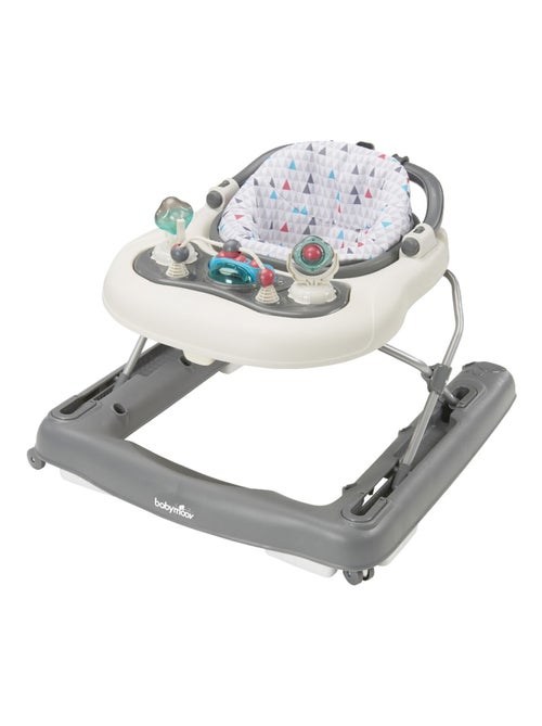 Trotteur bébé 2-en-1 évolutif musical - Réglable et compact, Zinc 'Babymoov' - Kiabi