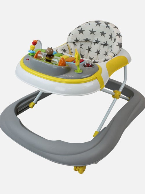 Trotteur bébé évolutif musical pliable réglable en hauteur - Monsieur Bébé - Kiabi Trotteur bébé évolutif musical pliable réglable en hauteur - Monsieur Bébé - Kiabi