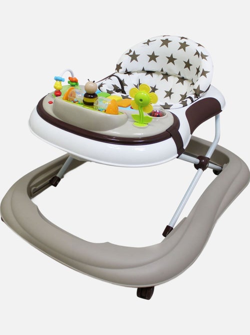 Trotteur bébé évolutif musical pliable réglable en hauteur - Monsieur Bébé - Kiabi Trotteur bébé évolutif musical pliable réglable en hauteur - Monsieur Bébé - Kiabi
