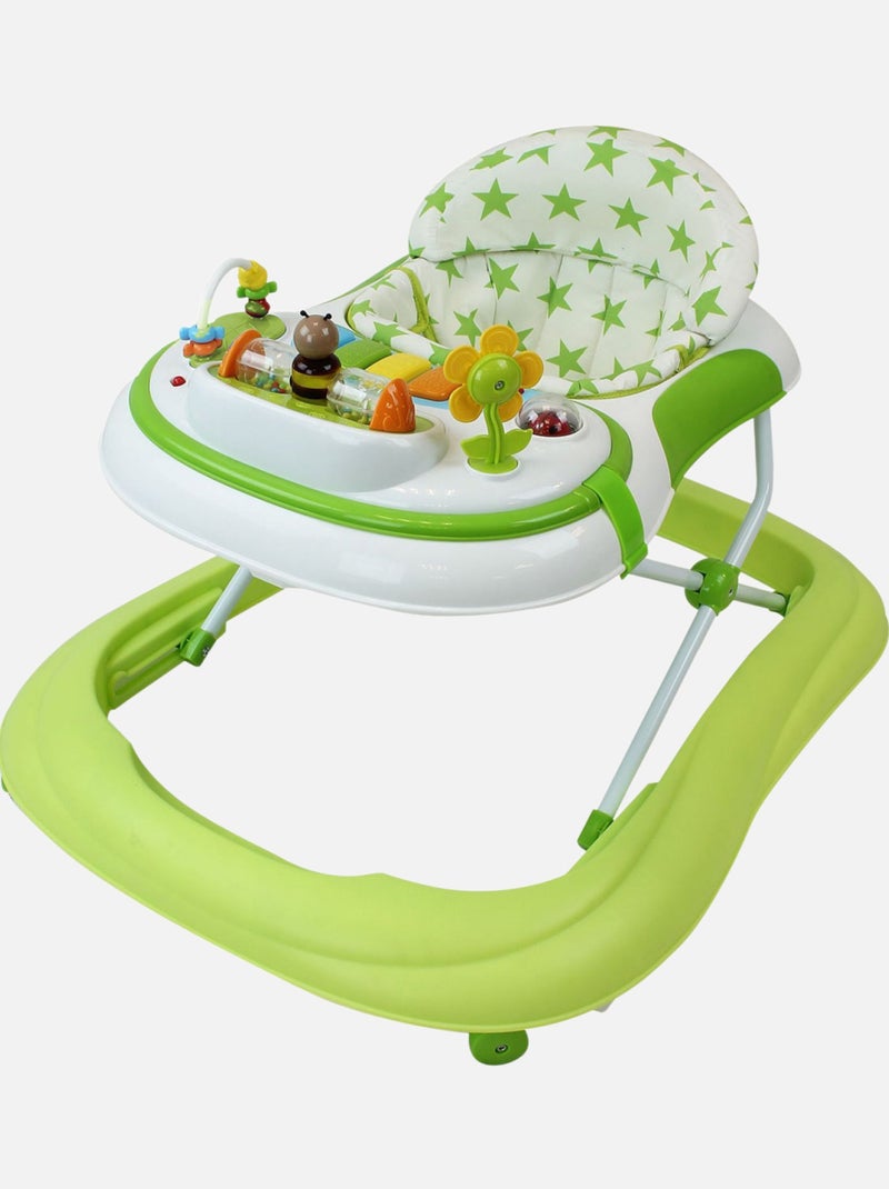 Trotteur bébé évolutif musical pliable réglable en hauteur Monsieur