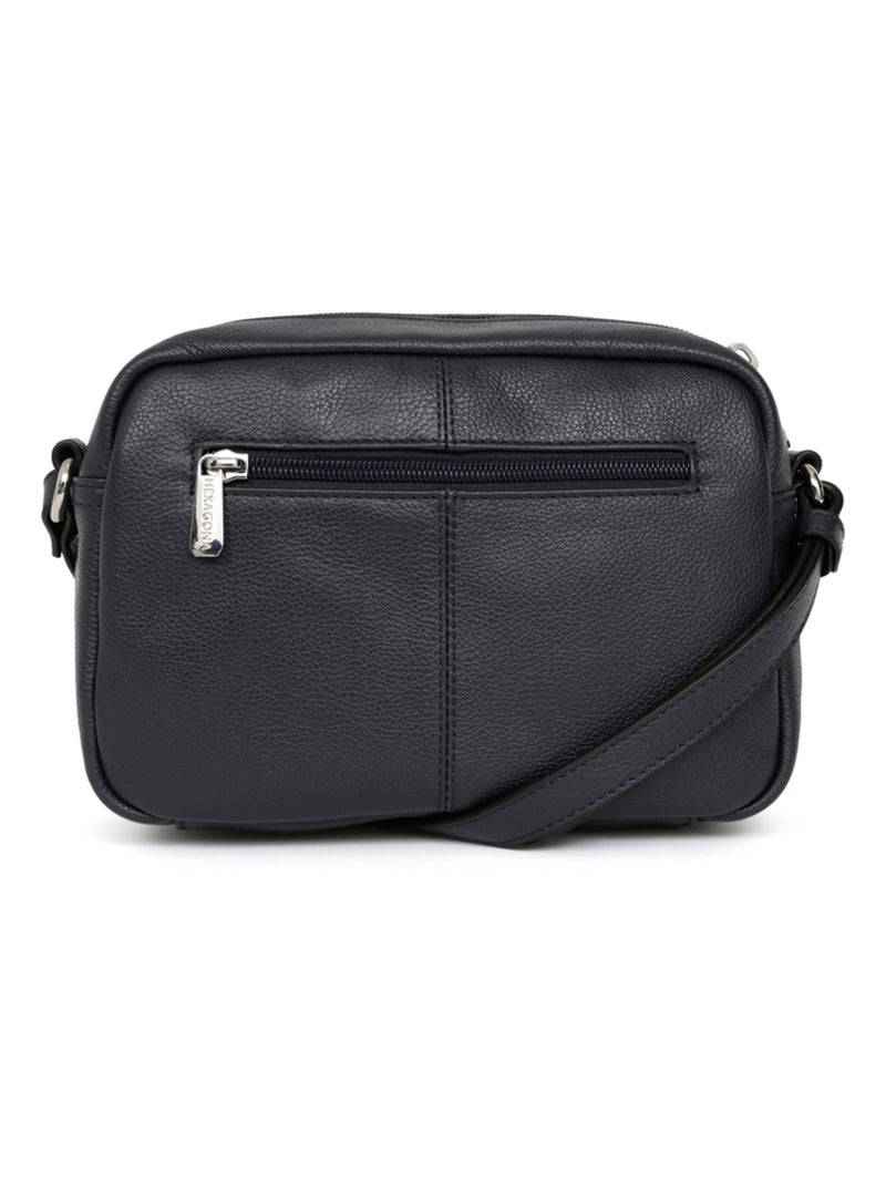 Trotteur  Cuir CONFORT Bleu marine - Kiabi
