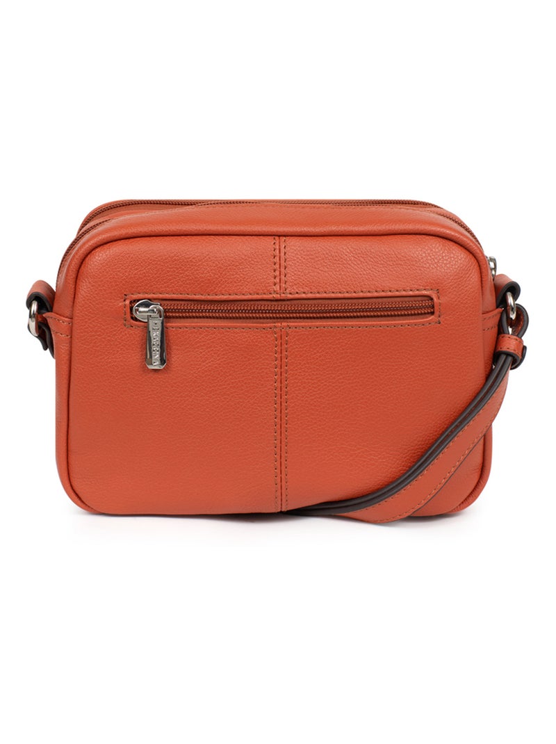 Trotteur  Cuir CONFORT Orange - Kiabi