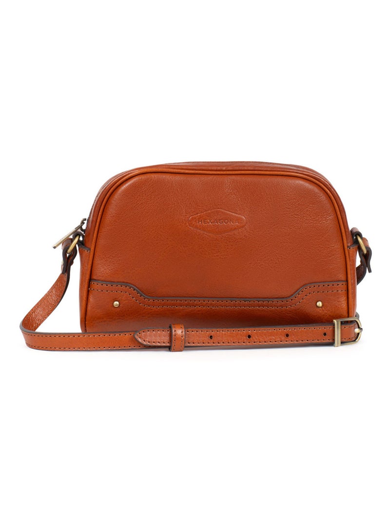 Trotteur  Cuir JEANNE Cognac - Kiabi