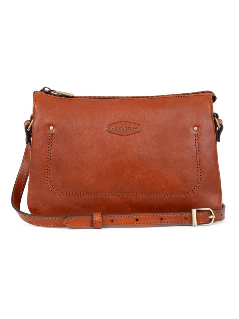 Trotteur  Cuir JEANNE Cognac - Kiabi
